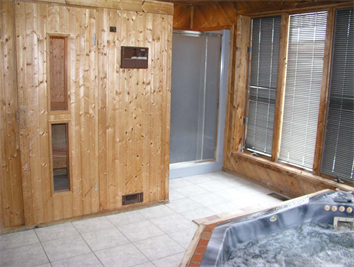 Sauna and Shower, Hot Tub Room